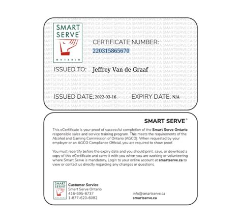 smart serve cards|smart serve certification for uber.